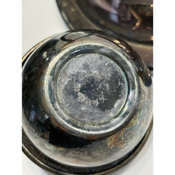 VTG Vintage FB Rogers Silver Plated Tilting Teapot With Stand & Burner Footed - Picture 13 of 16